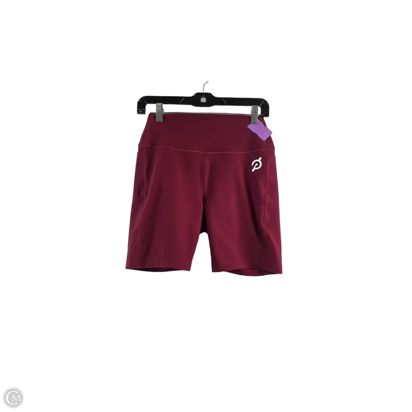 Athletic Shorts By Peloton In Maroon, Size: M