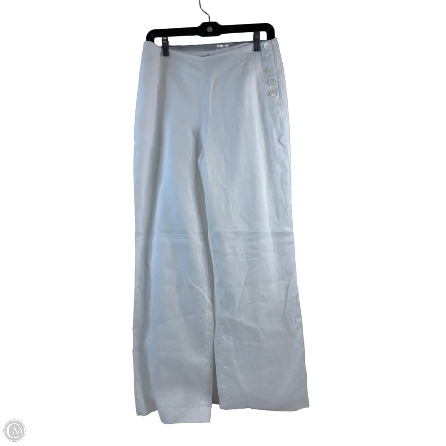 Pants Linen By Talbots In White, Size: 2