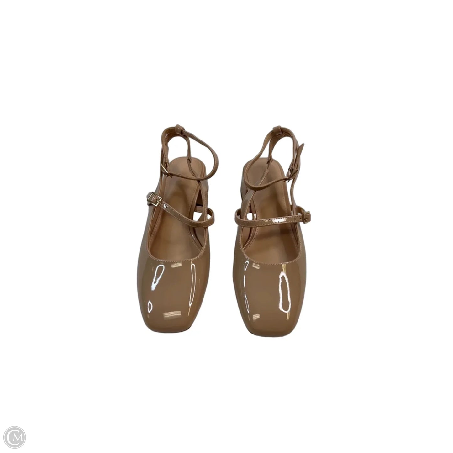Shoes Heels Block By Clothes Mentor In Beige, Size: 7.5