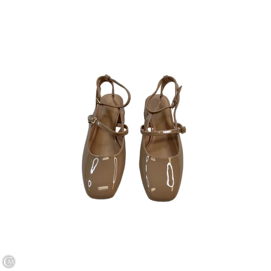 Shoes Heels Block By Clothes Mentor In Beige, Size: 7.5