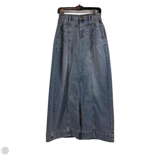 Skirt Maxi By Ana In Blue Denim, Size: 2