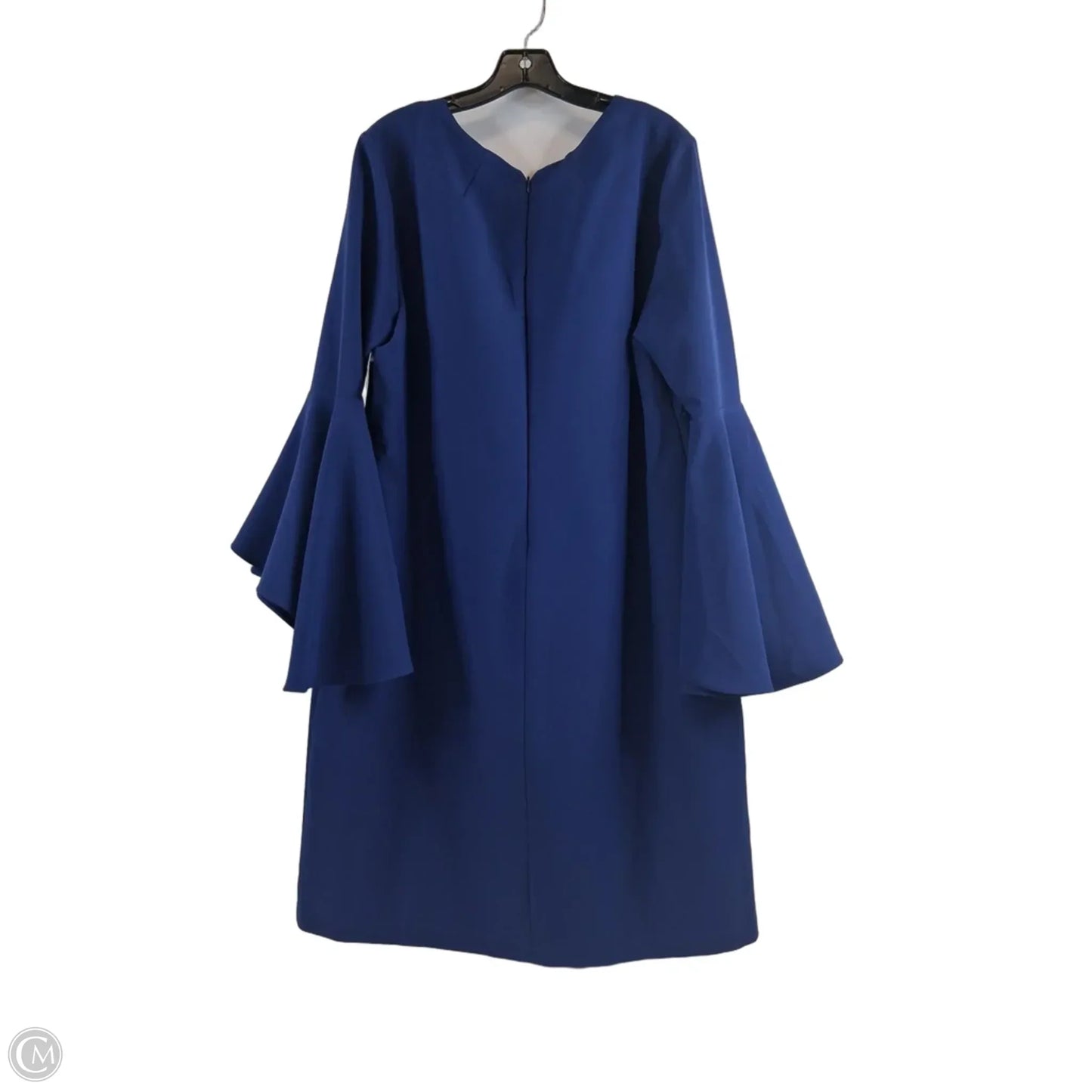 Dress Casual Midi By Msk In Blue, Size: Xl