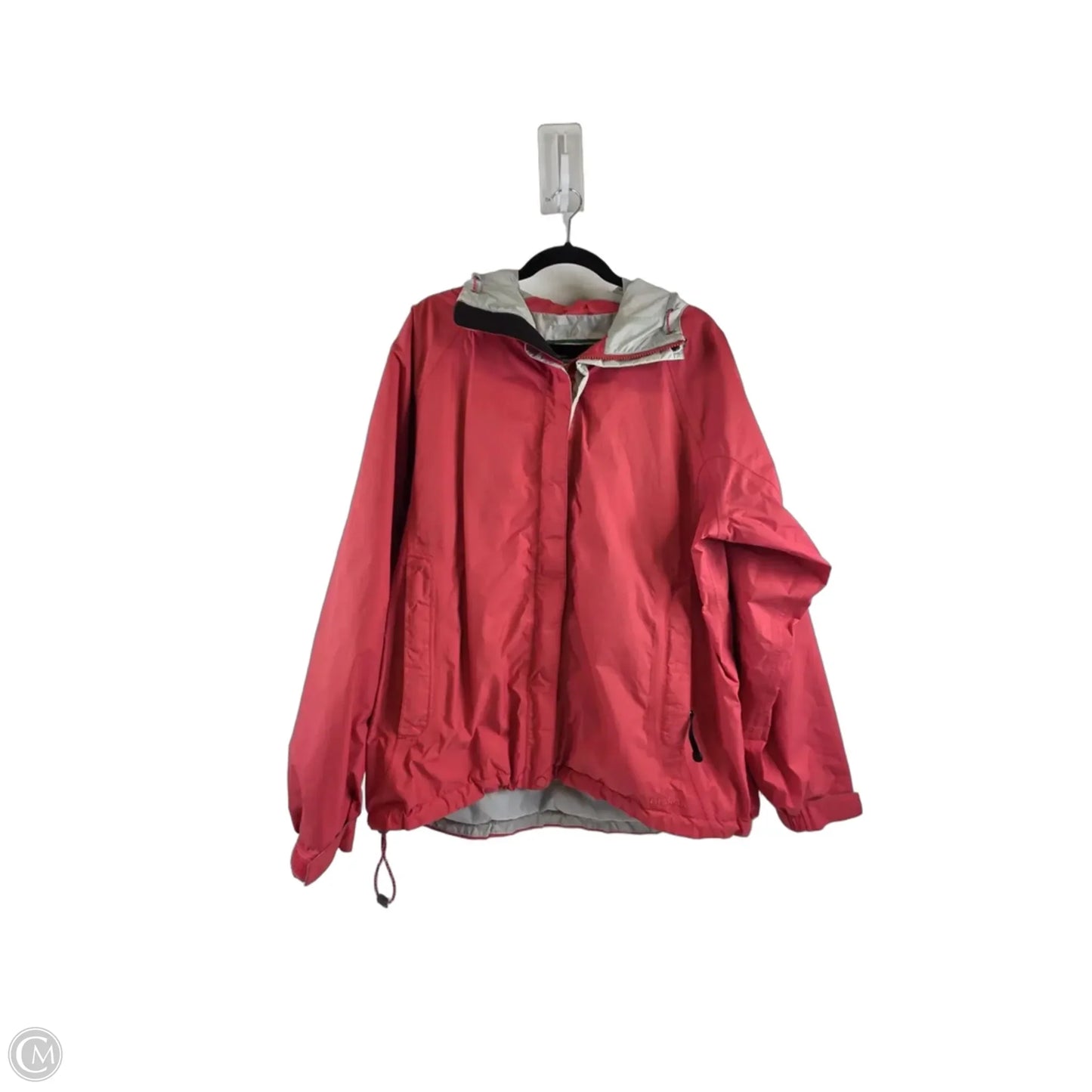 Jacket Windbreaker By L.l. Bean In Orange, Size: Xl