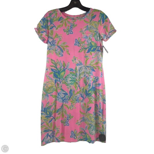 Dress Designer By Lilly Pulitzer In Green & Pink, Size: Xs