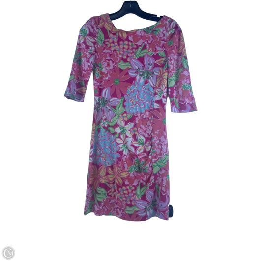 Dress Designer By Lilly Pulitzer In Pink & Red, Size: Xs
