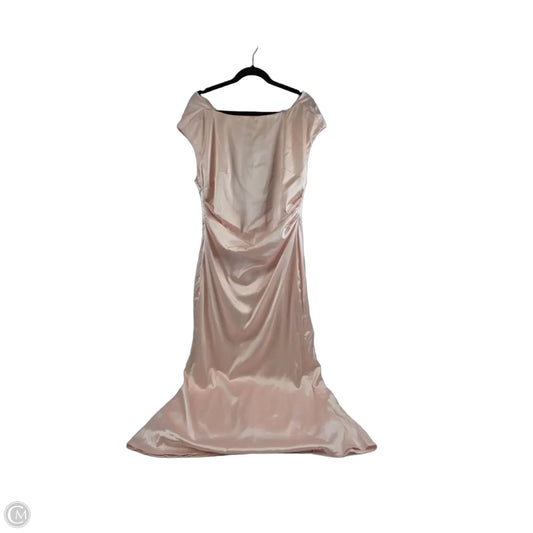 Dress Casual Maxi By Clothes Mentor In Pink, Size: Xxl