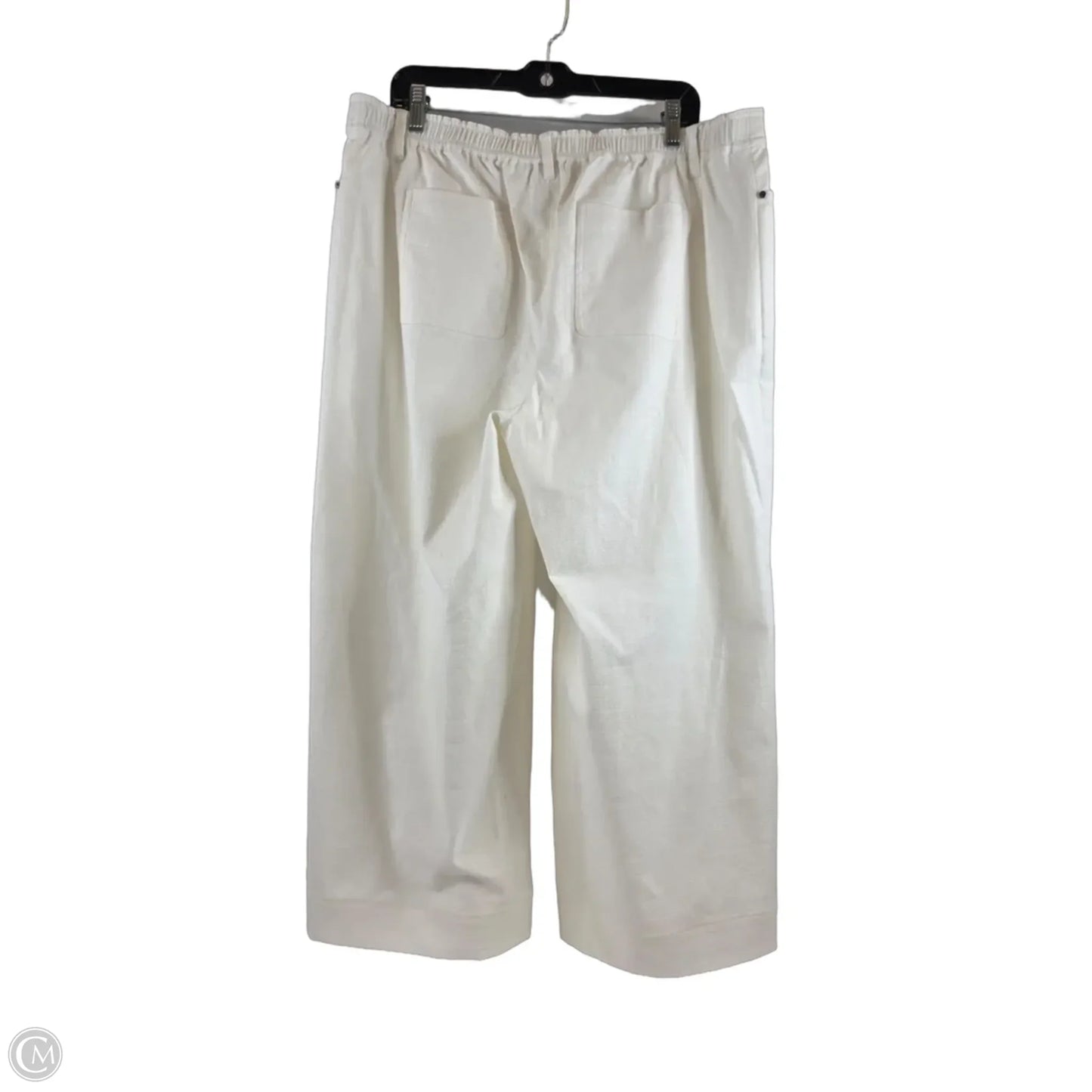 Pants Wide Leg By Etcetra In Ivory, Size: 16