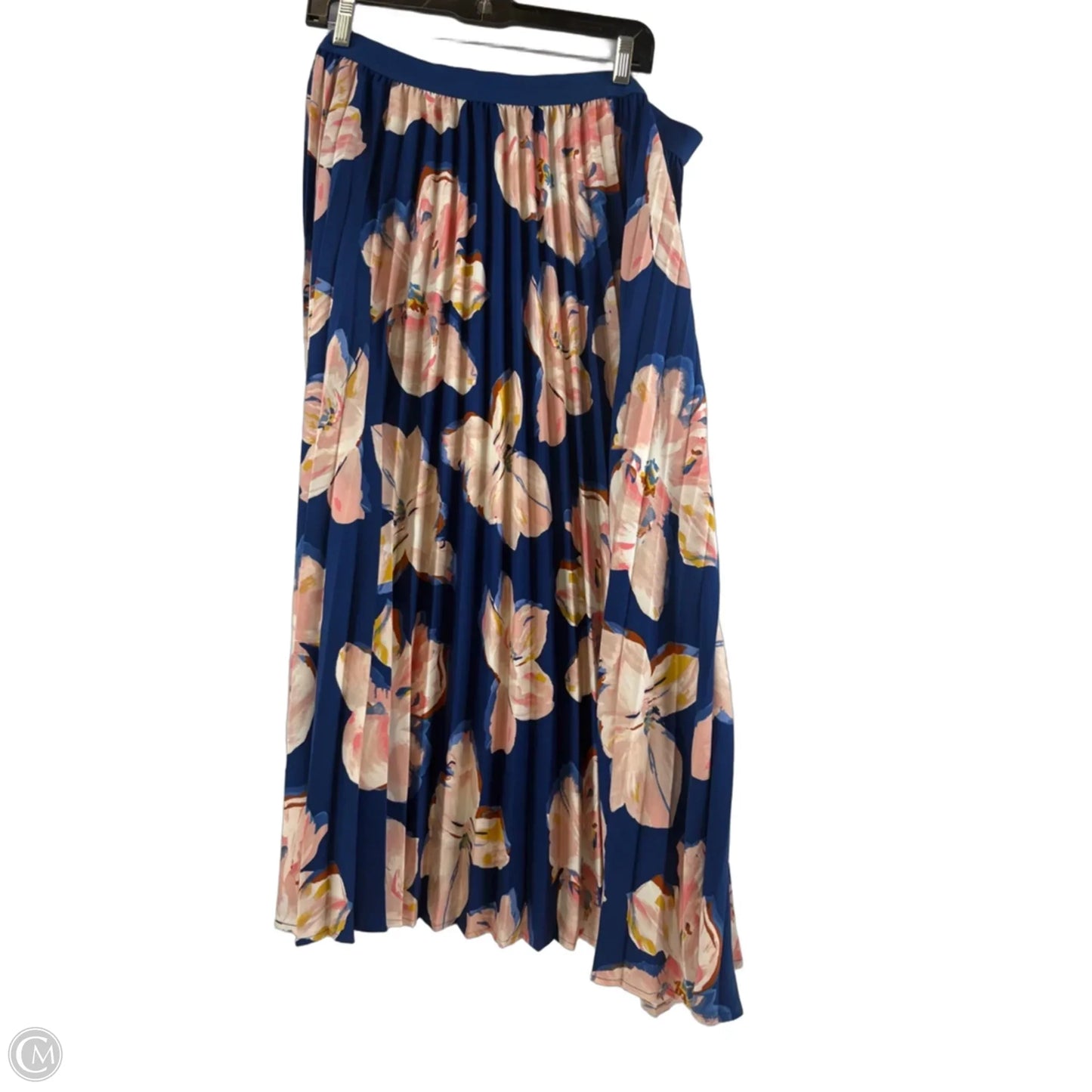 Skirt Maxi By A New Day In Blue & Pink, Size: 18