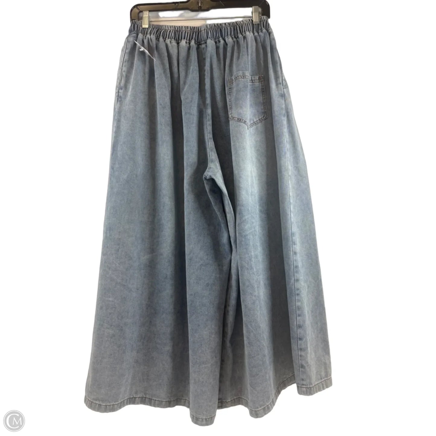 Pants Wide Leg By Clothes Mentor In Blue Denim, Size: 8