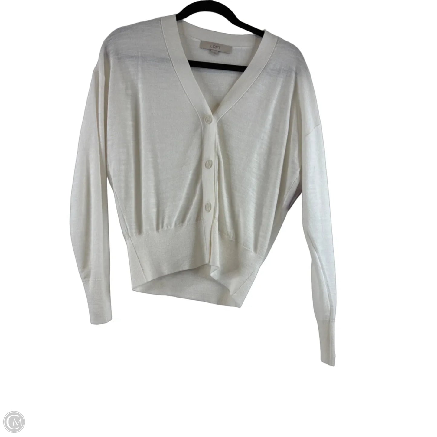 Cardigan By Loft In White, Size: Xs