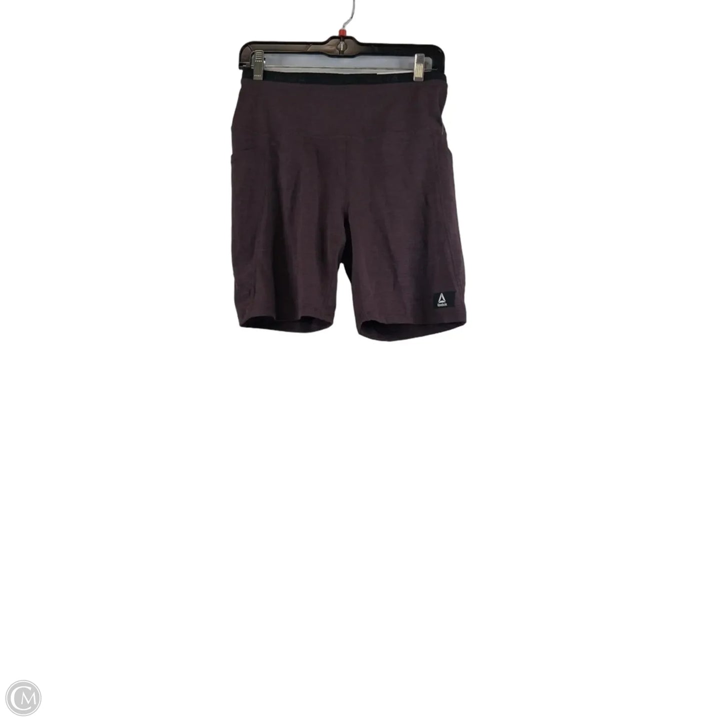 Athletic Shorts By Reebok In Black & Purple, Size: M