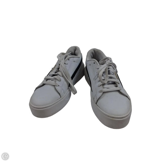 Shoes Sneakers By Puma In Black & White, Size: 10