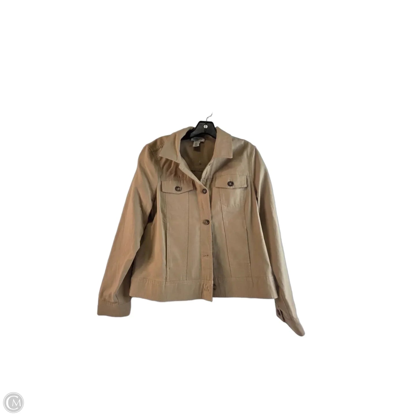 Jacket Denim By Rachel Zoe In Tan, Size: L