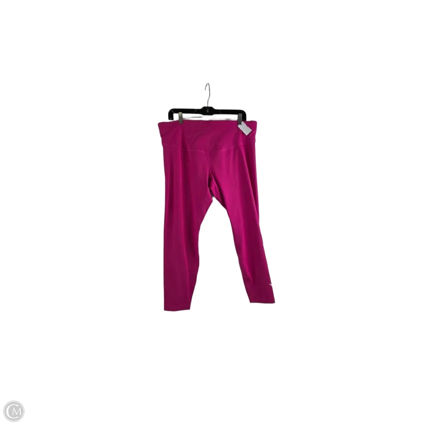 Athletic Leggings By Nike Apparel In Pink, Size: 1x