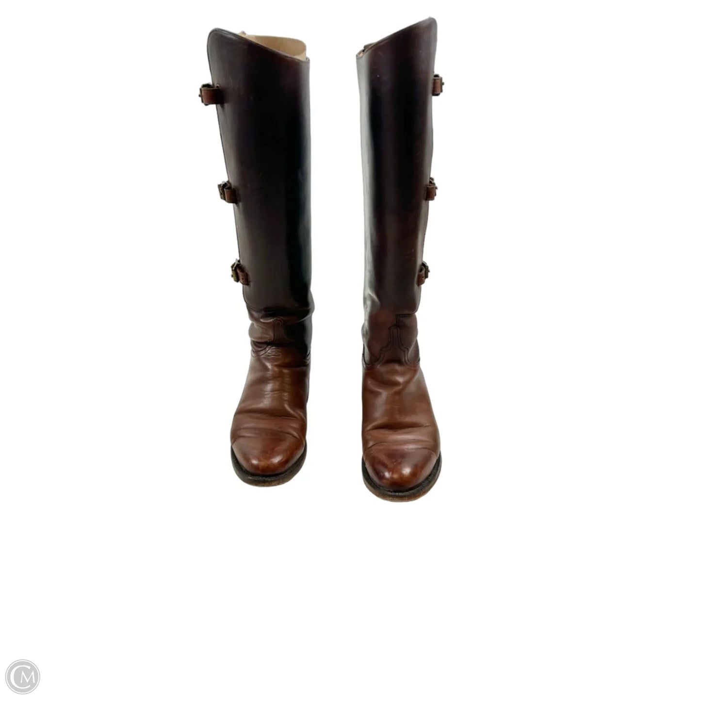 Boots Over-the-knee Flats By Lucchese In Brown, Size: 7