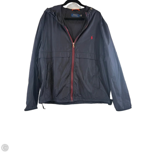 Jacket Windbreaker By Polo Ralph Lauren In Navy, Size: Xl