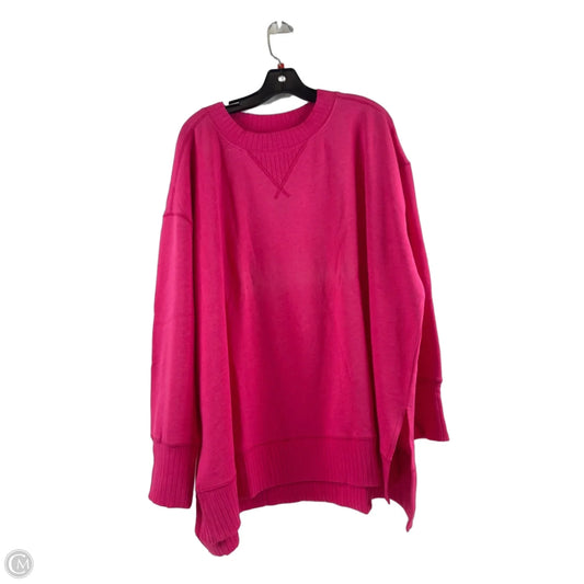 Sweatshirt Crewneck By Maurices In Pink, Size: 3x