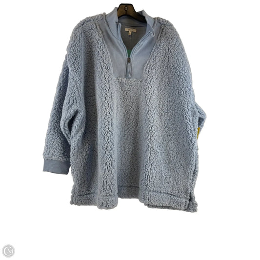 Jacket Fleece By Maurices In Blue, Size: 3x