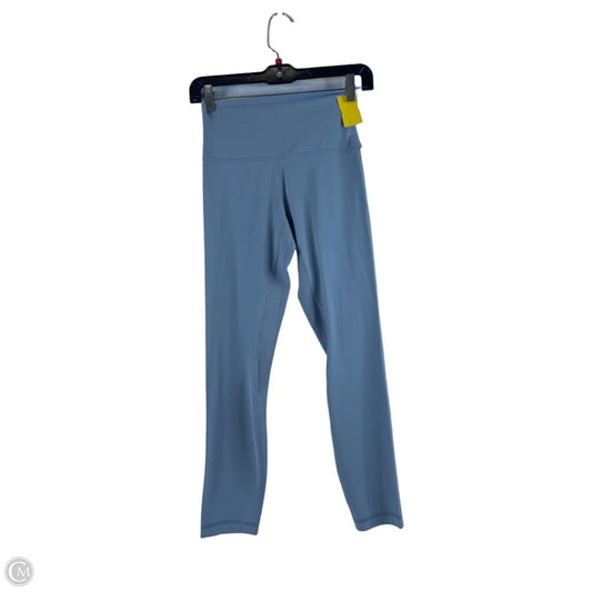 Athletic Leggings By Lululemon In Blue, Size: 4