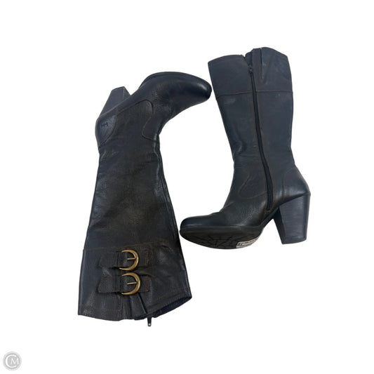 Boots Mid-calf Heels By Boc In Black, Size: 7