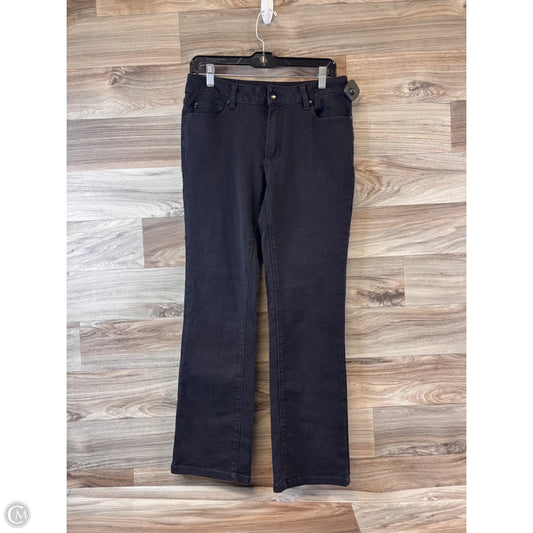 Jeans Straight By Tahari By Arthur Levine In Black, Size: 8