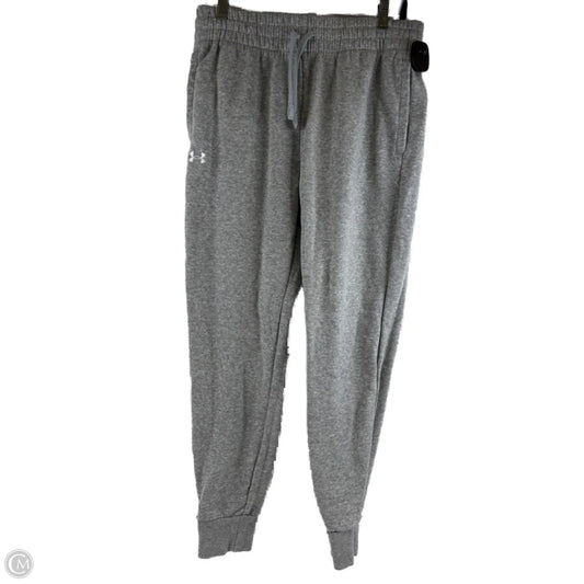 Athletic Pants By Under Armour In Grey, Size: M