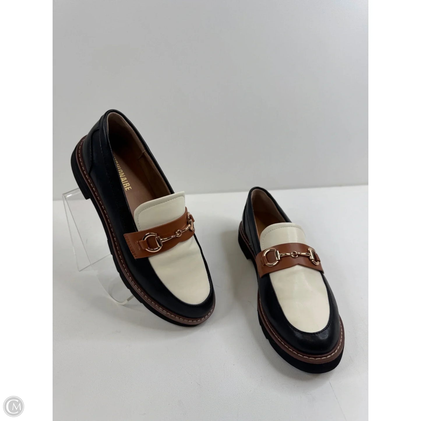 Shoes Flats By Cushionaire In Black & Brown, Size: 7.5