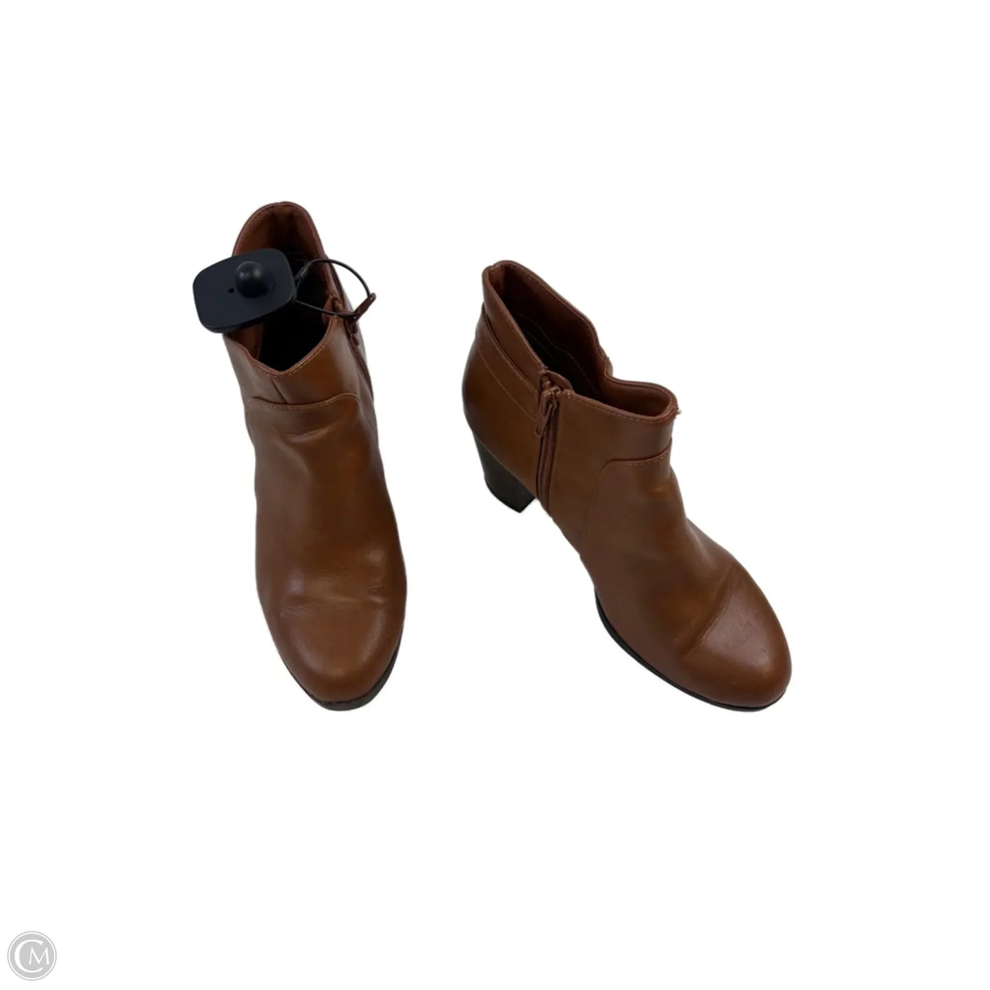 Boots Ankle Heels By Giani Bernini In Brown, Size: 7.5