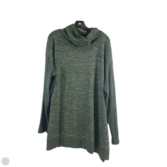 Top Long Sleeve By Sonoma In Green, Size: 2x