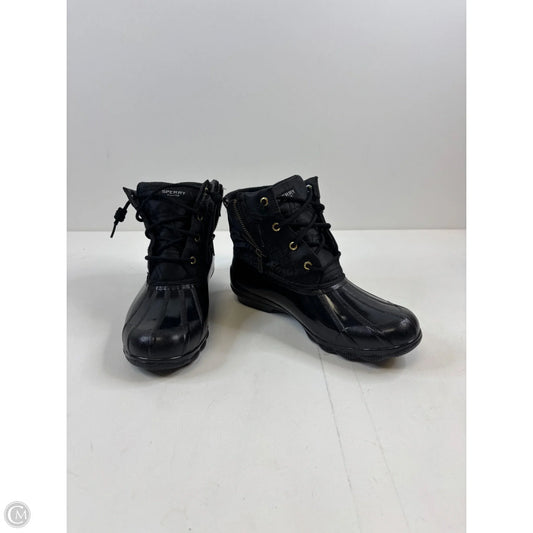 Boots Rain By Sperry In Black, Size: 9.5