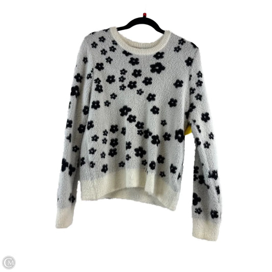 Sweater By Philosophy In Black & White, Size: L