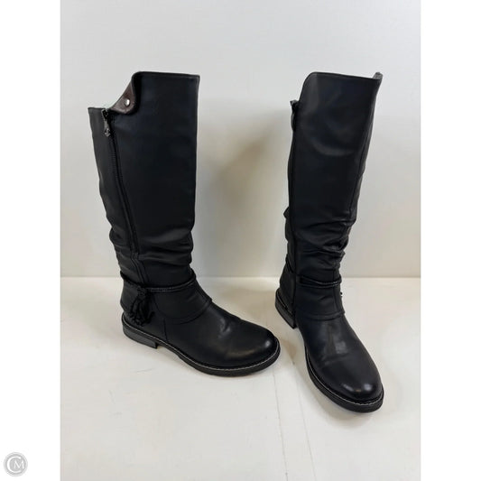 Boots Mid-calf Heels By Spring Step In Black, Size: 10