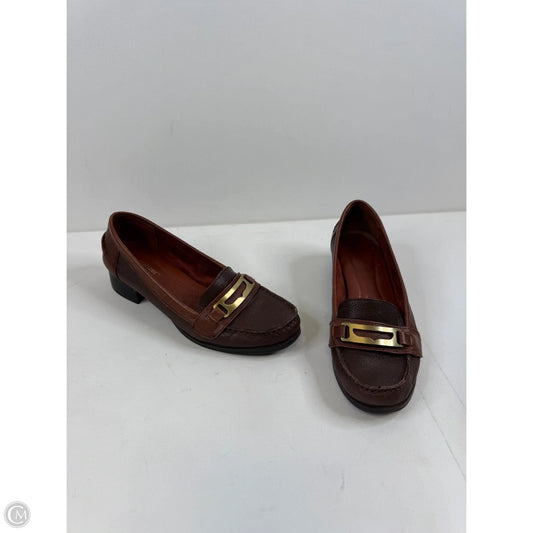 Shoes Heels Block By Naturalizer In Brown, Size: 9.5