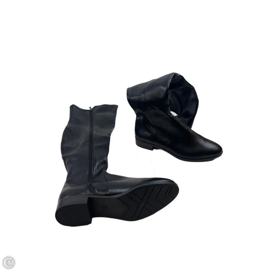Boots Knee Heels By A New Day In Black, Size: 9