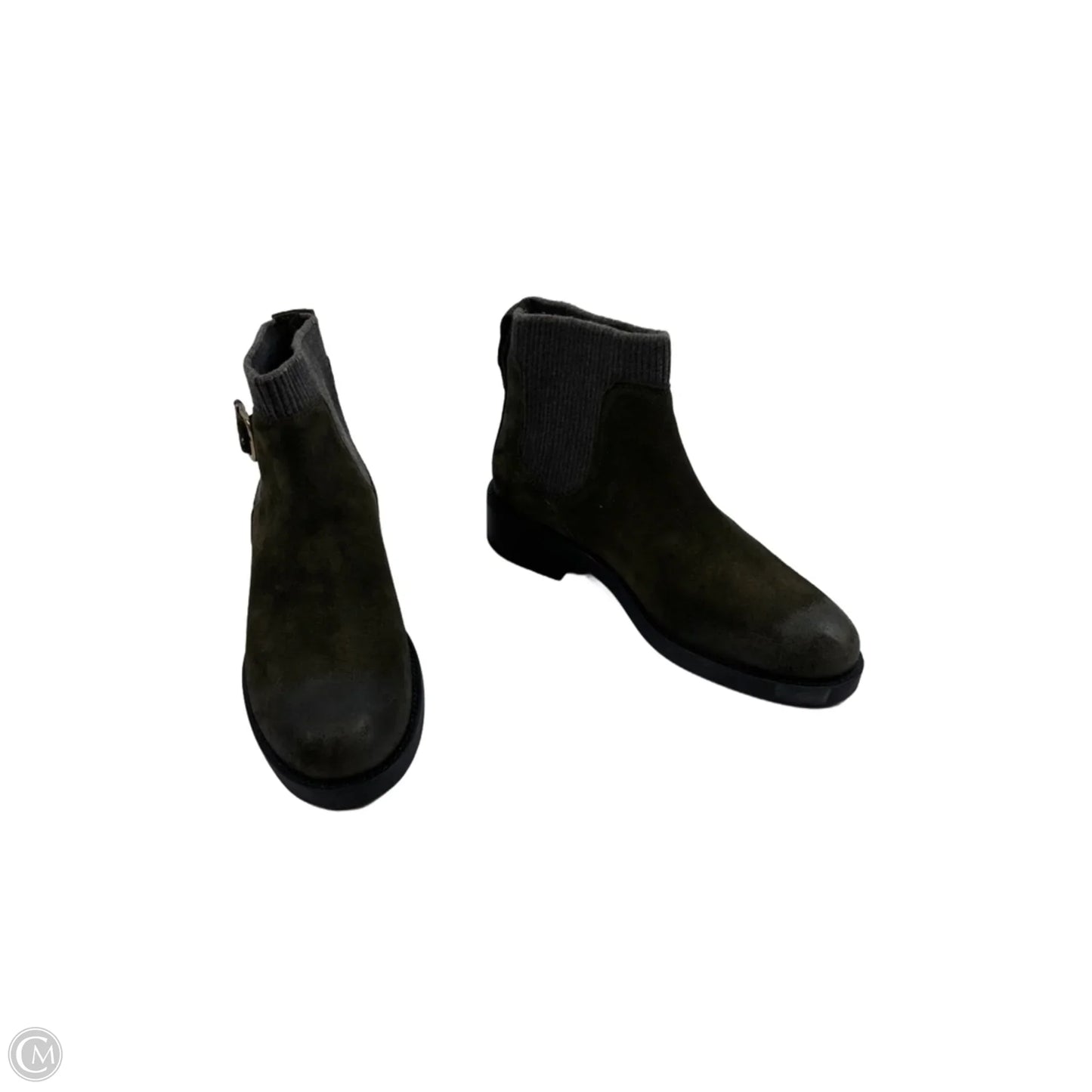 Boots Ankle Heels By Coldwater Creek In Green, Size: 9.5