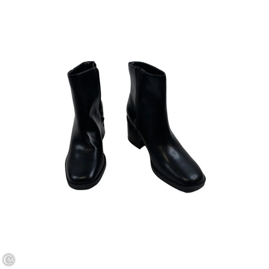Boots Ankle Heels By Nine West In Black, Size: 8.5