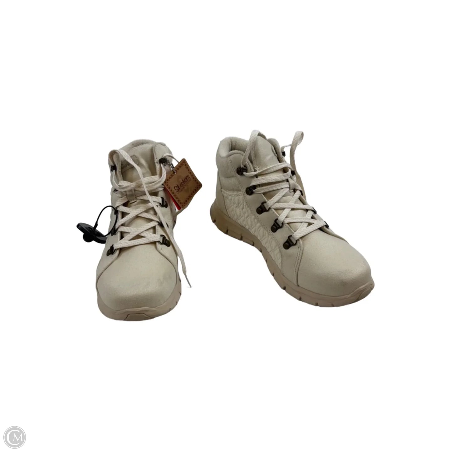 Boots Hiking By Skechers In Cream, Size: 9