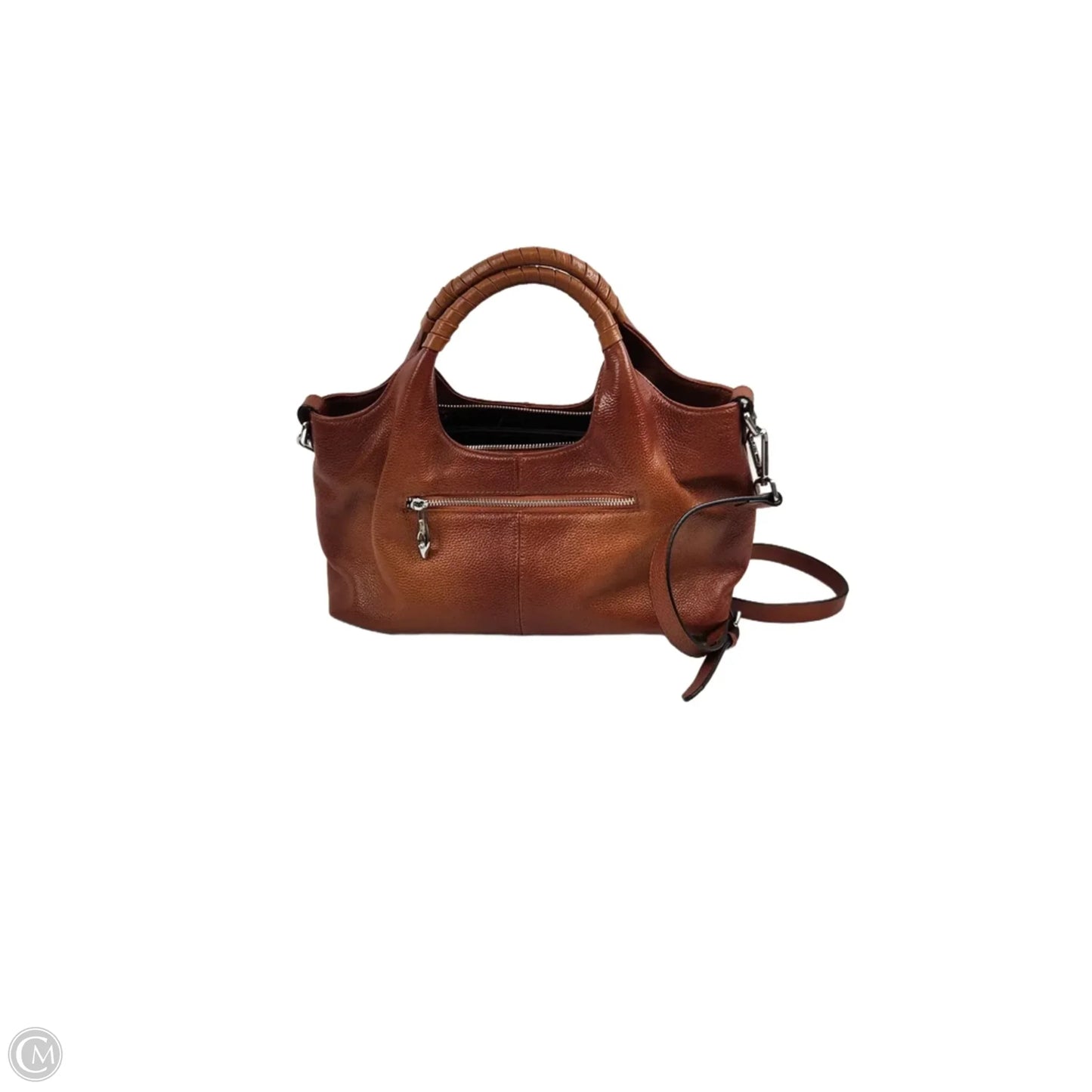 Handbag Leather By Clothes Mentor, Size: Large
