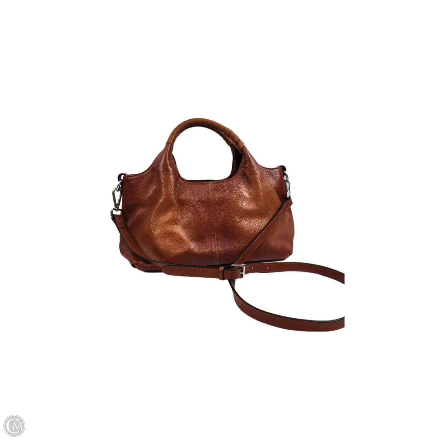 Handbag Leather By Clothes Mentor, Size: Large