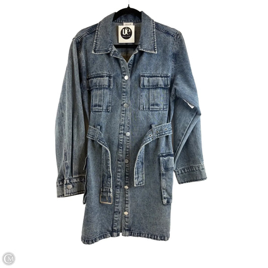 Jacket Denim By Le Lis In Blue Denim, Size: 0