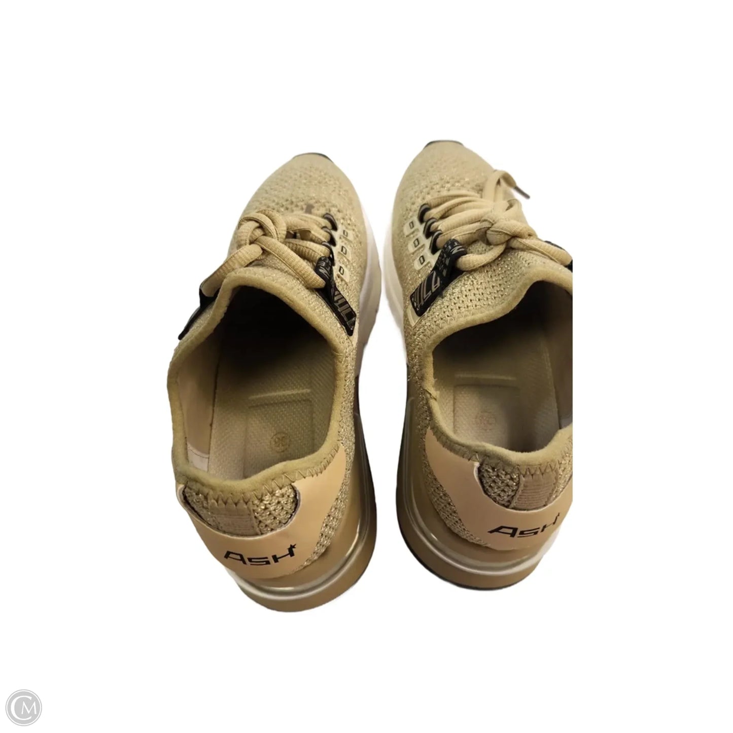 Shoes Athletic By Ash In Gold, Size: 7.5
