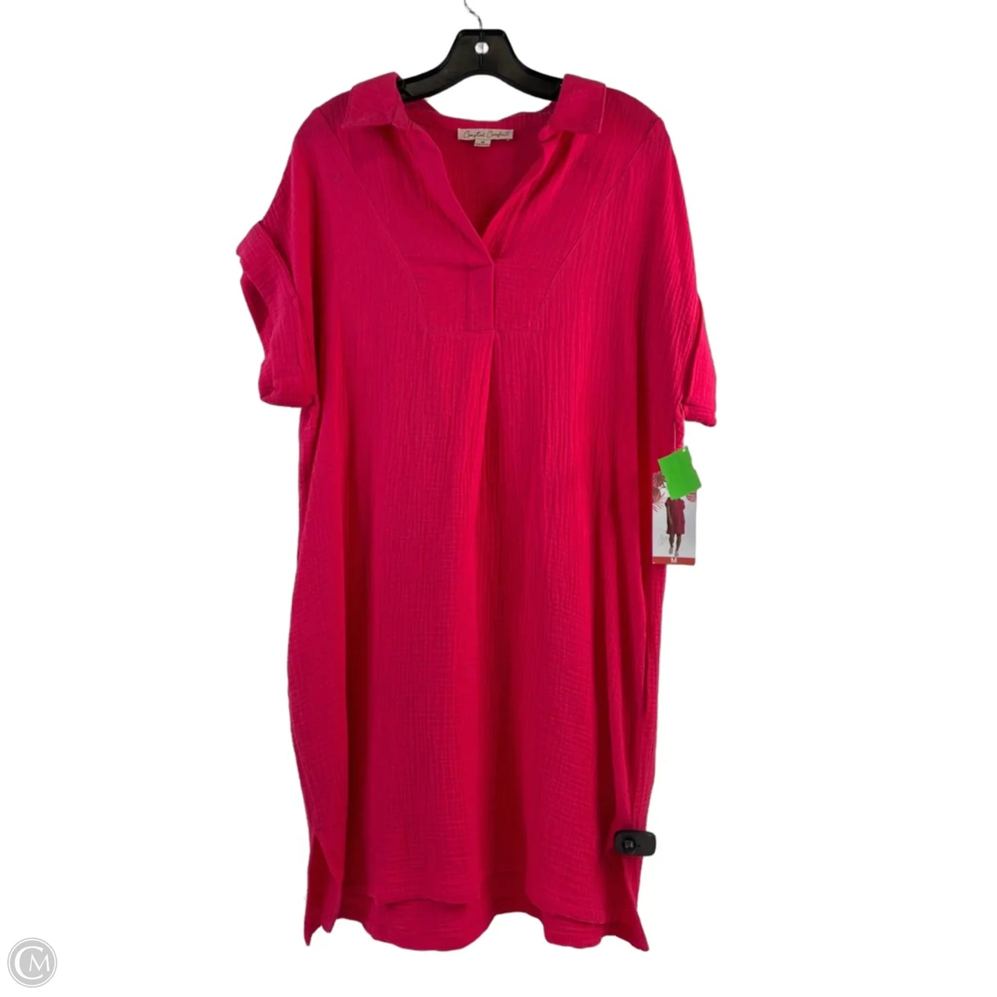 Dress Casual Short By Clothes Mentor In Pink, Size: M