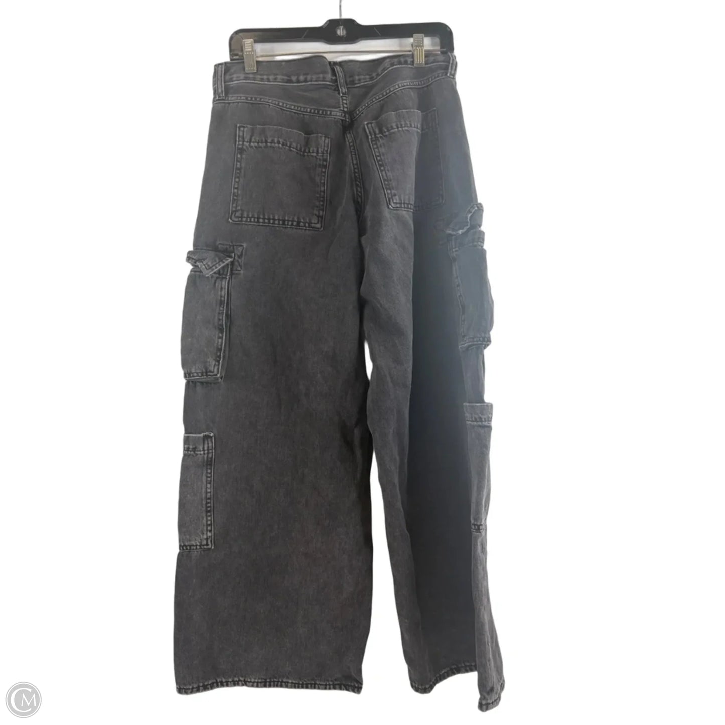 Jeans Wide Leg By Old Navy In Black, Size: 8