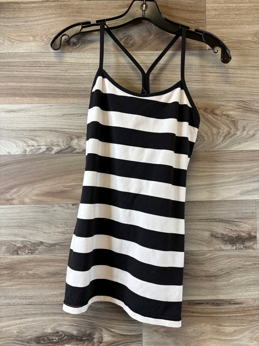 Athletic Tank Top By Lululemon In Striped Pattern, Size: S