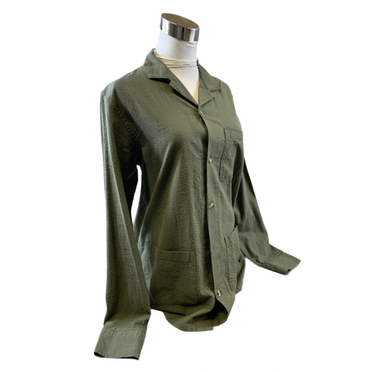 Top Long Sleeve By Old Navy In Green, Size: S