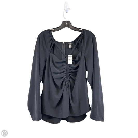 Top Long Sleeve By Express In Black, Size: M
