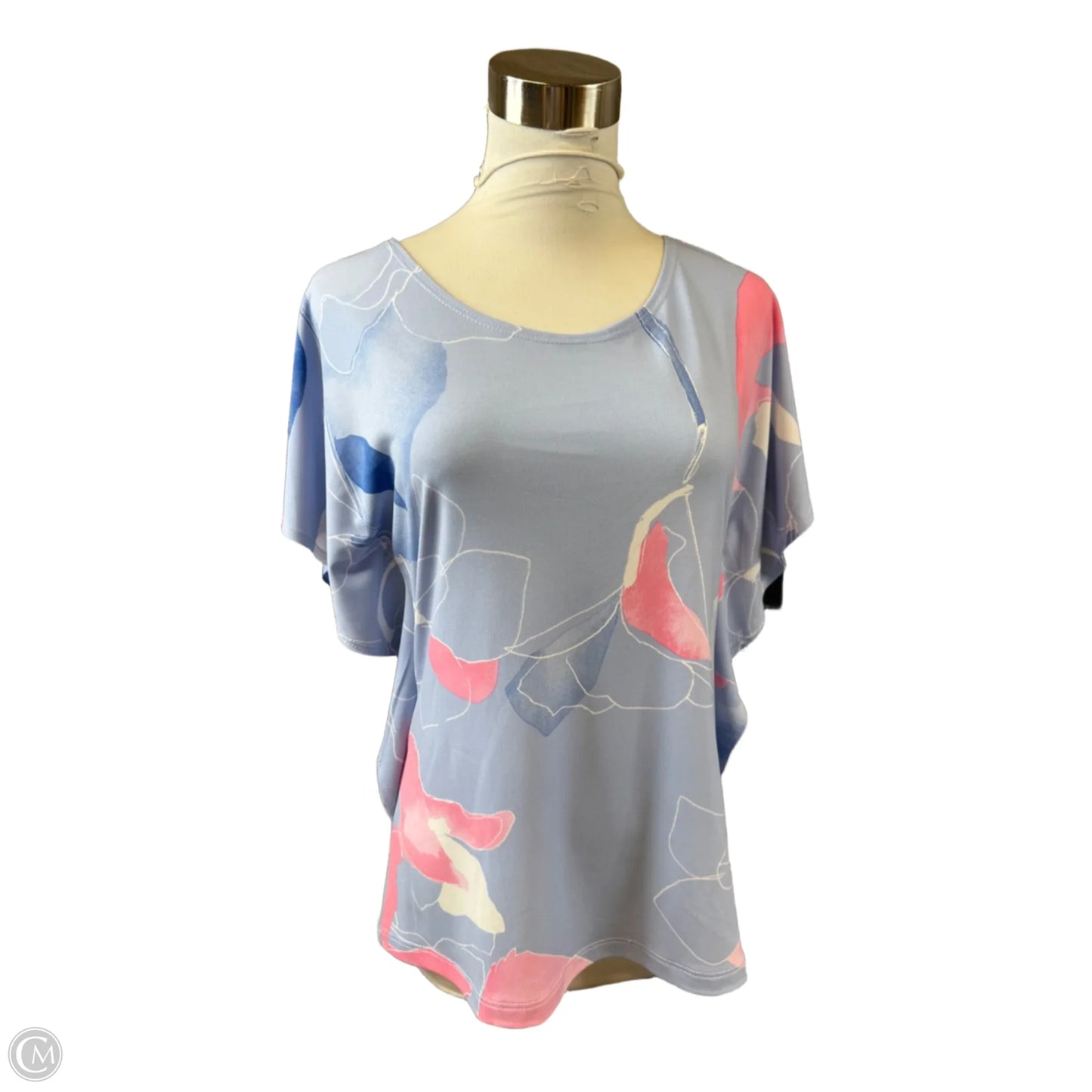 Top Short Sleeve By Clara Sun Woo In Pink & Purple, Size: Xs