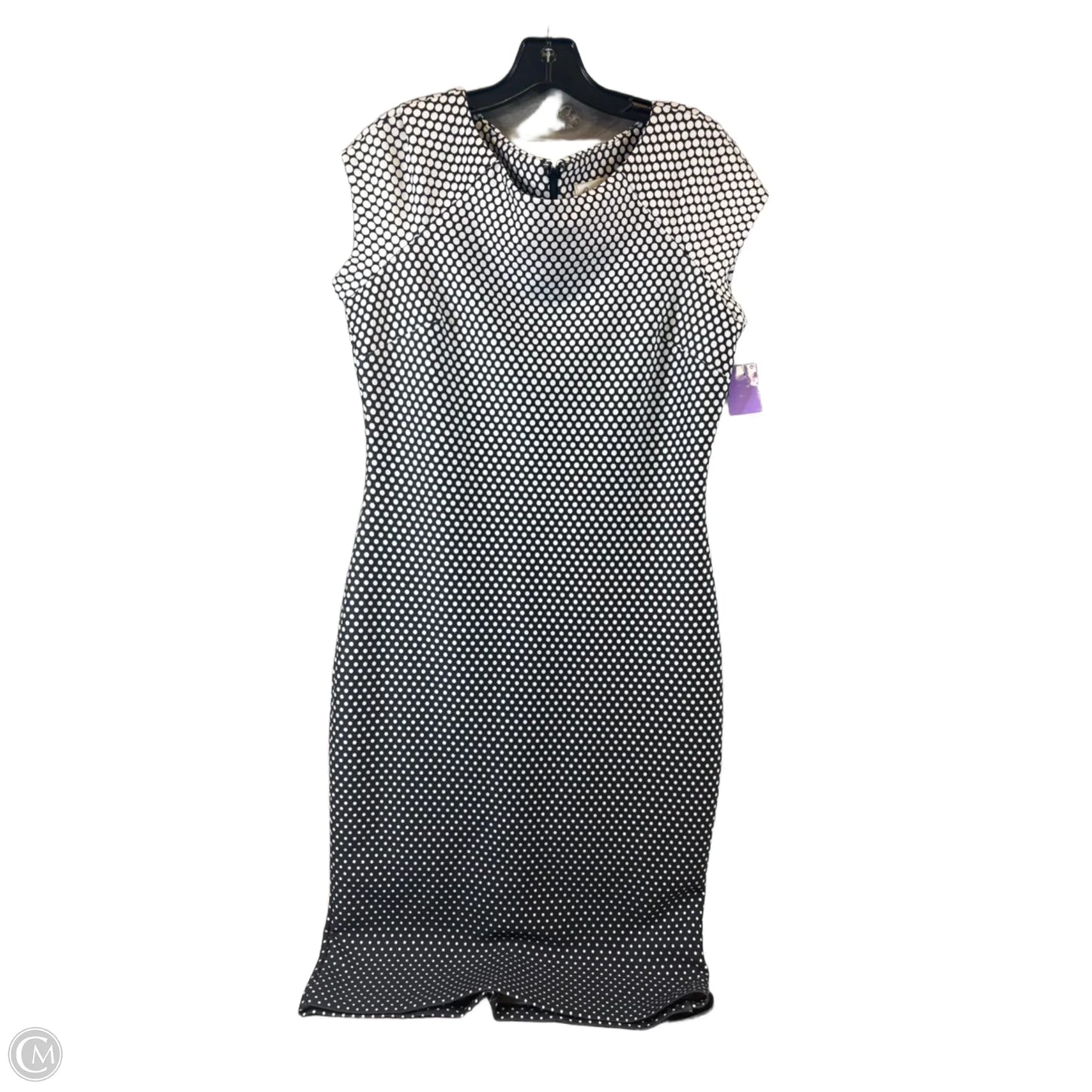 Dress Casual Midi By Eci In Polkadot Pattern, Size: M