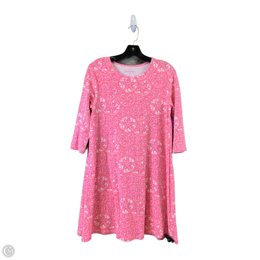 Dress Casual Short By Vineyard Vines In Pink, Size: L