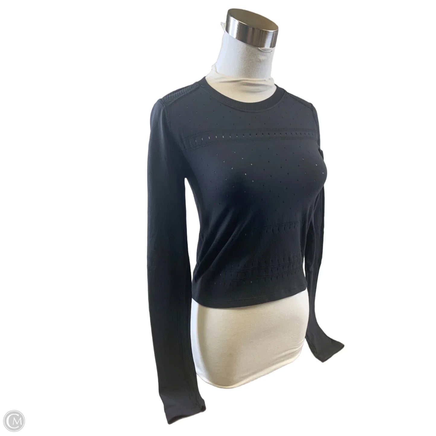 Athletic Top Long Sleeve Crewneck By Calia In Black, Size: S